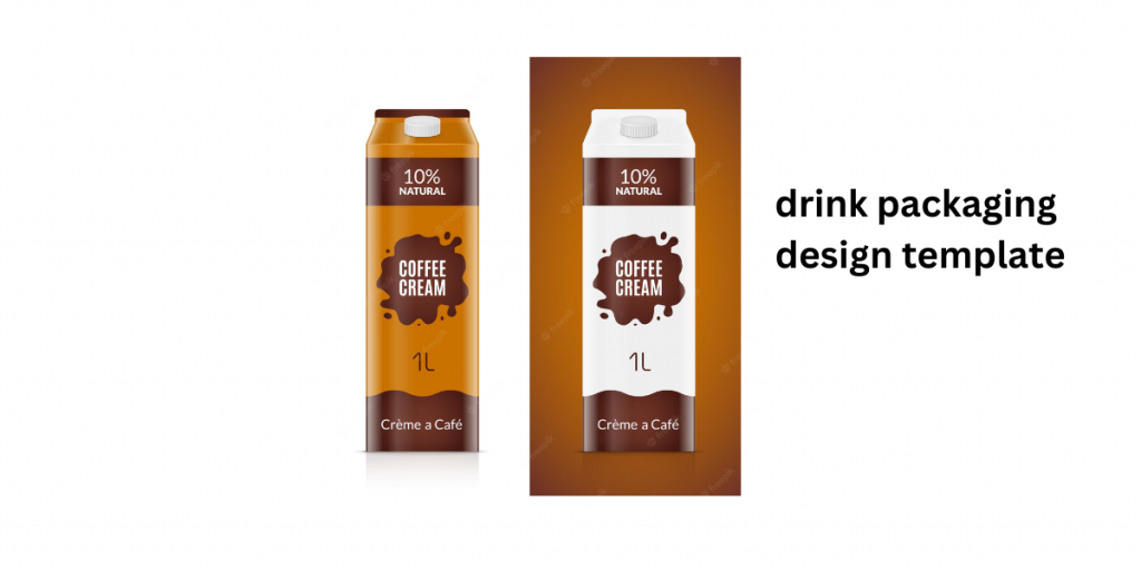 Drink Packaging Design Template